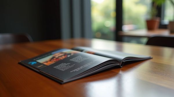 Optez pour une impression de brochure dos carré cousu haut de gamme